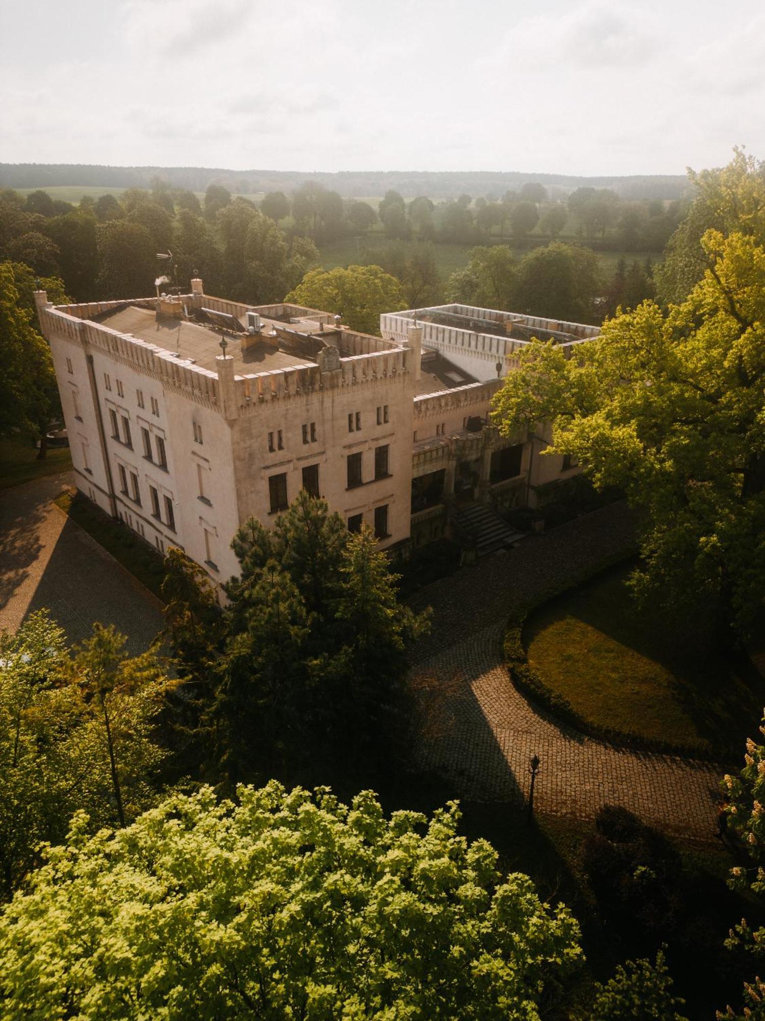 Palac Srodka Chrzypsko Wielkie Buitenkant foto